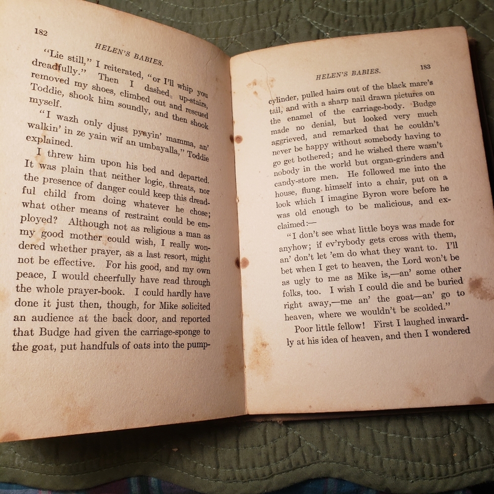Antique Helen's Babies by John Habberton Book - Picture 10 of 13